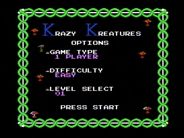 Krazy Kreatures screenshot 4 for NES